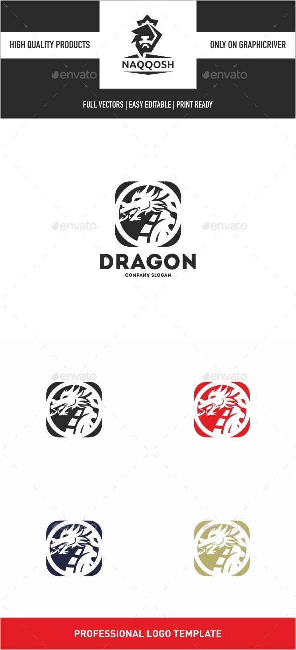 Dragon - Animals Logo Templates