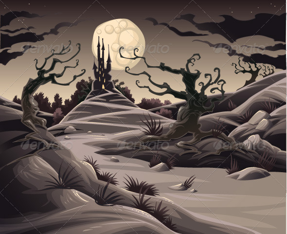 Horror landscape - Halloween Seasons/Holidays