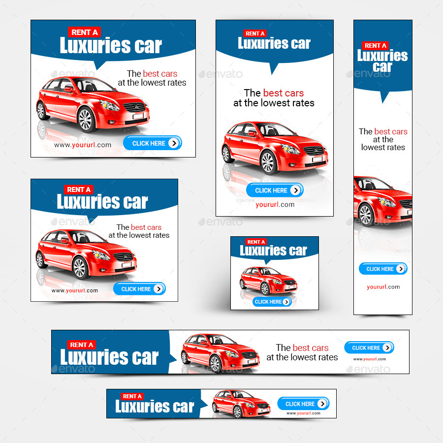 Car Rental Banners by Hyov GraphicRiver