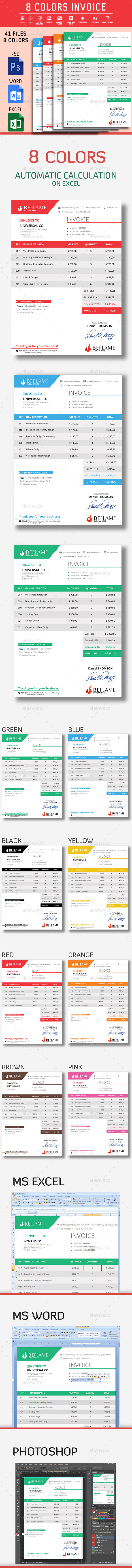 Invoice - Proposals & Invoices Stationery