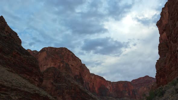 Time Lapse Of Clouds Over The Grand Canyon 4