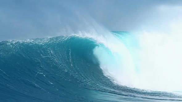 Giant Blue Ocean Wave 13