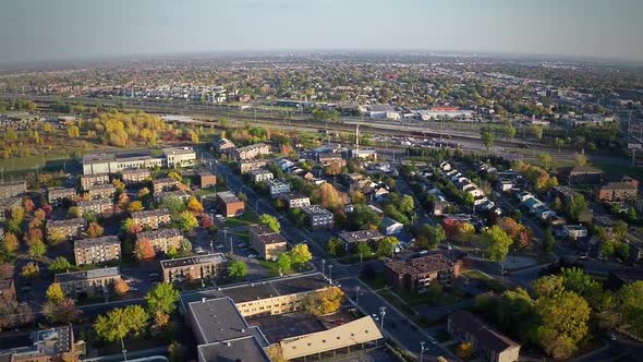 Aerial View Of A Common Suburb District 2