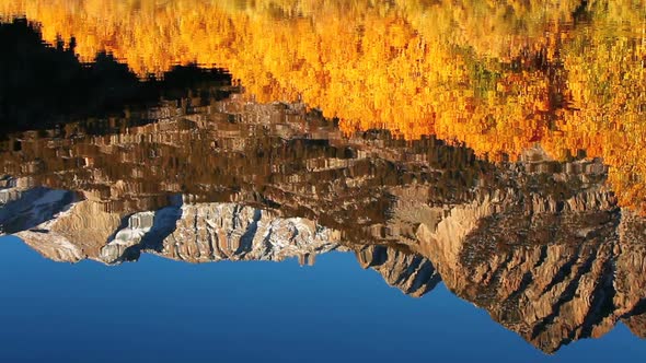 Reflections In Mountain Lake