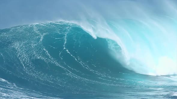 Giant Blue Ocean Wave 17
