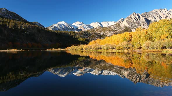 Beautiful Mountain Lake, Vibrant Fall Colors 2