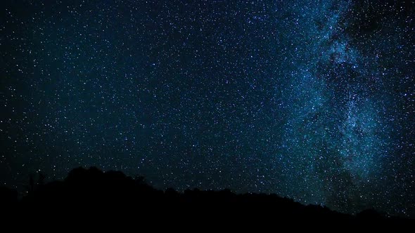 Star Time Lapse, Milky Way Galaxy At Night 1 alt