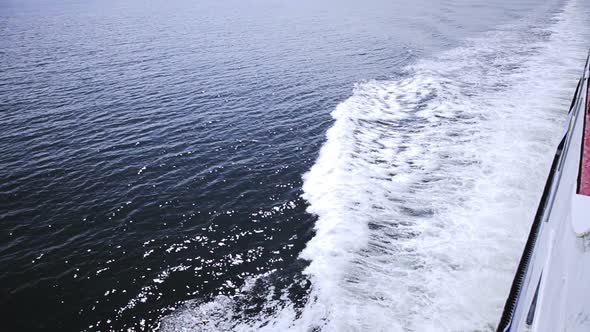 View Of The Sea From A Big Boat