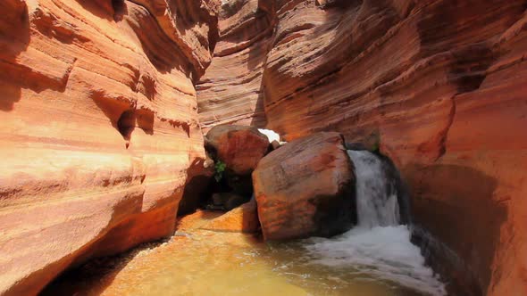 Stream Flowing In Beautiful Canyon In The Grand Canyon 7