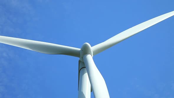 Wind Turbine Close-Up