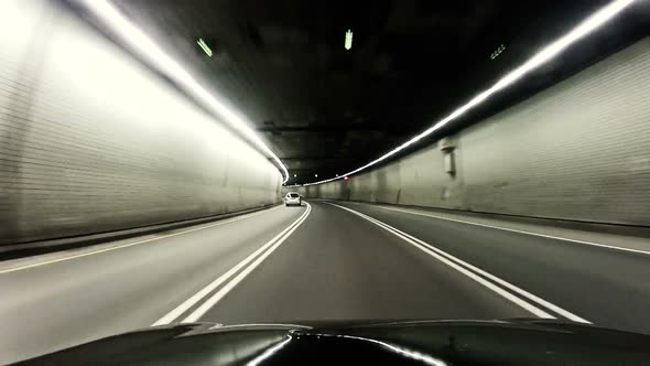Driving In Tunnel