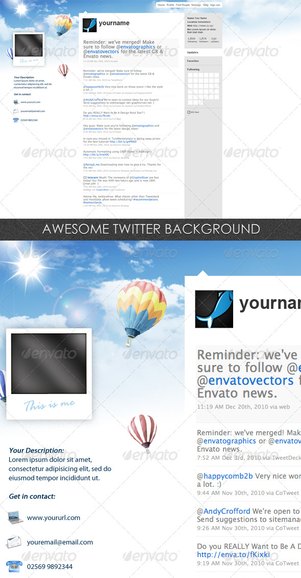 Twitter Background - Twitter Social Media