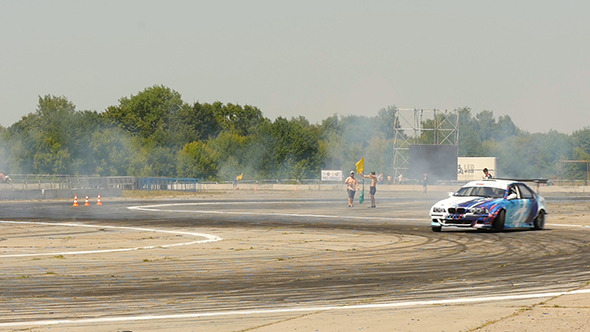 Drift Car In Drift Championship