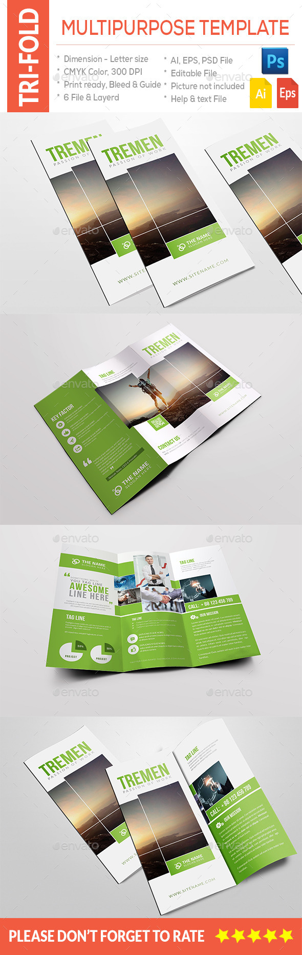 Multipurpose Tri-Fold Brochure Multipurpose Tri-Fold Brochure