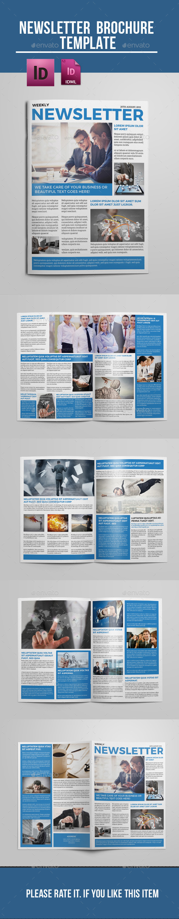 Business Newsletter - Newsletters Print Templates