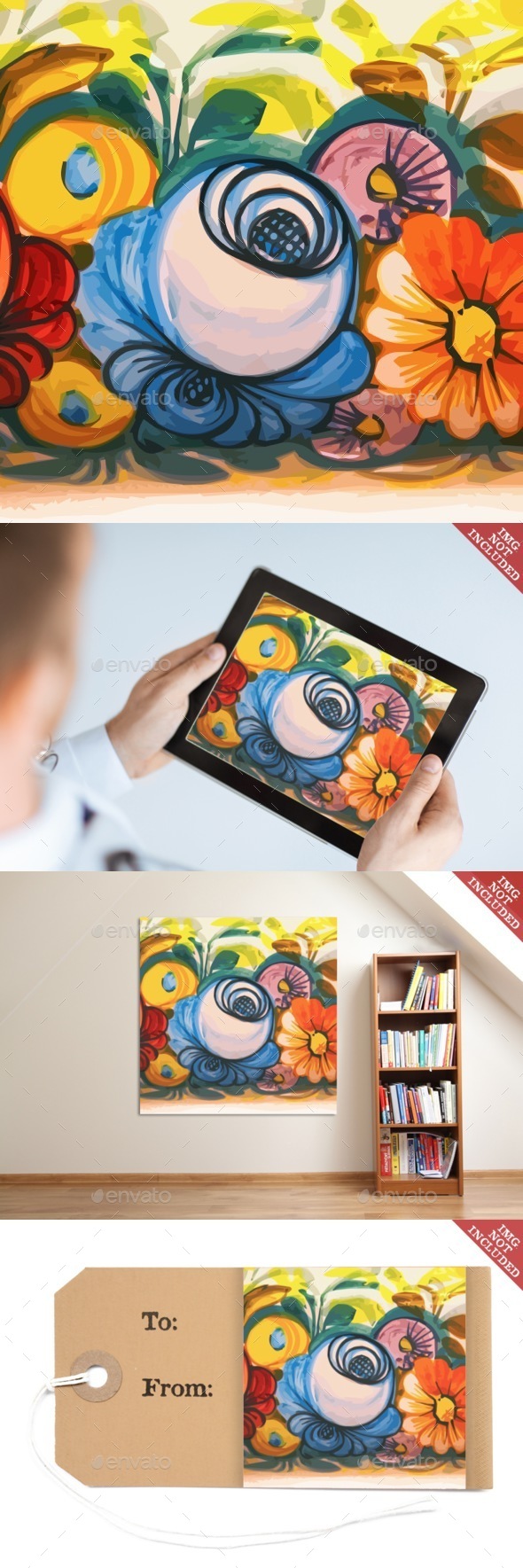 Flower Ceramic Vintage Decoration - Decorative Vectors