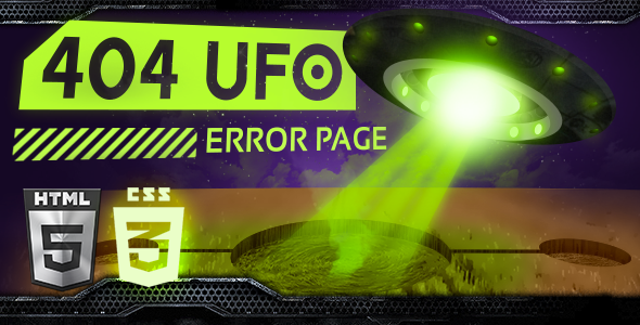 UFO 404 Error Page UFO 404 Error Page