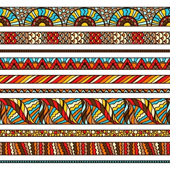 Ethnic Background Design With Hand Drawn Ornament Ethnic Background Design With Hand Drawn Ornament