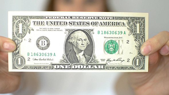 Girl Shows Dollar Girl Shows Dollar