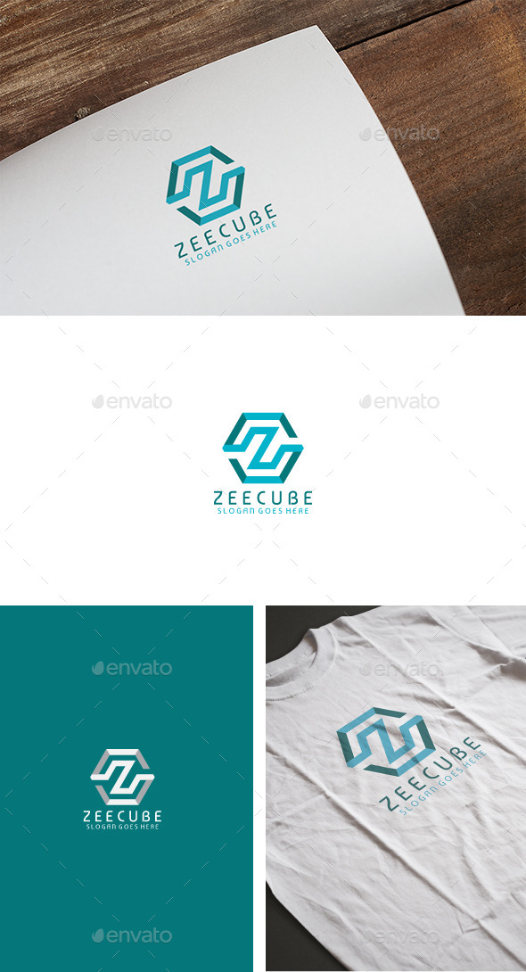 Z Cube Letter Logo Z Cube Letter Logo