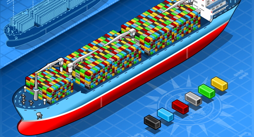 Ship Boat Naval 3D Isometric Vector Mega Collection