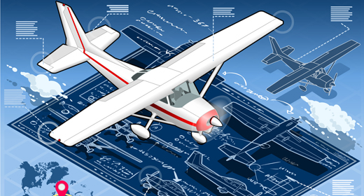 Planes Set 3D Isometric Vector Mega Collection