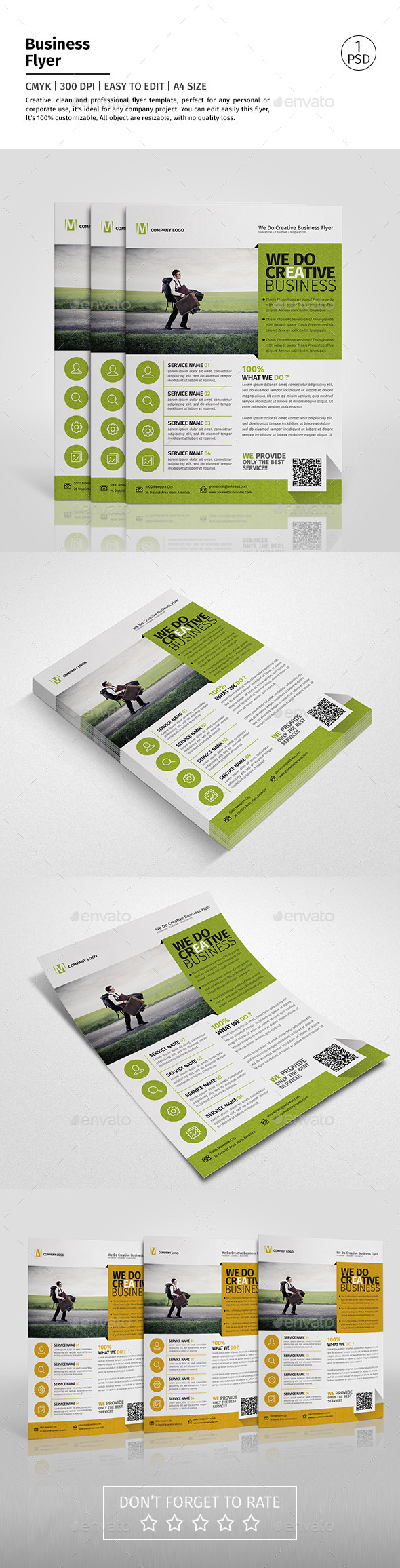 A4 Corporate Business Flyer Template Vol 07 - Corporate Flyers