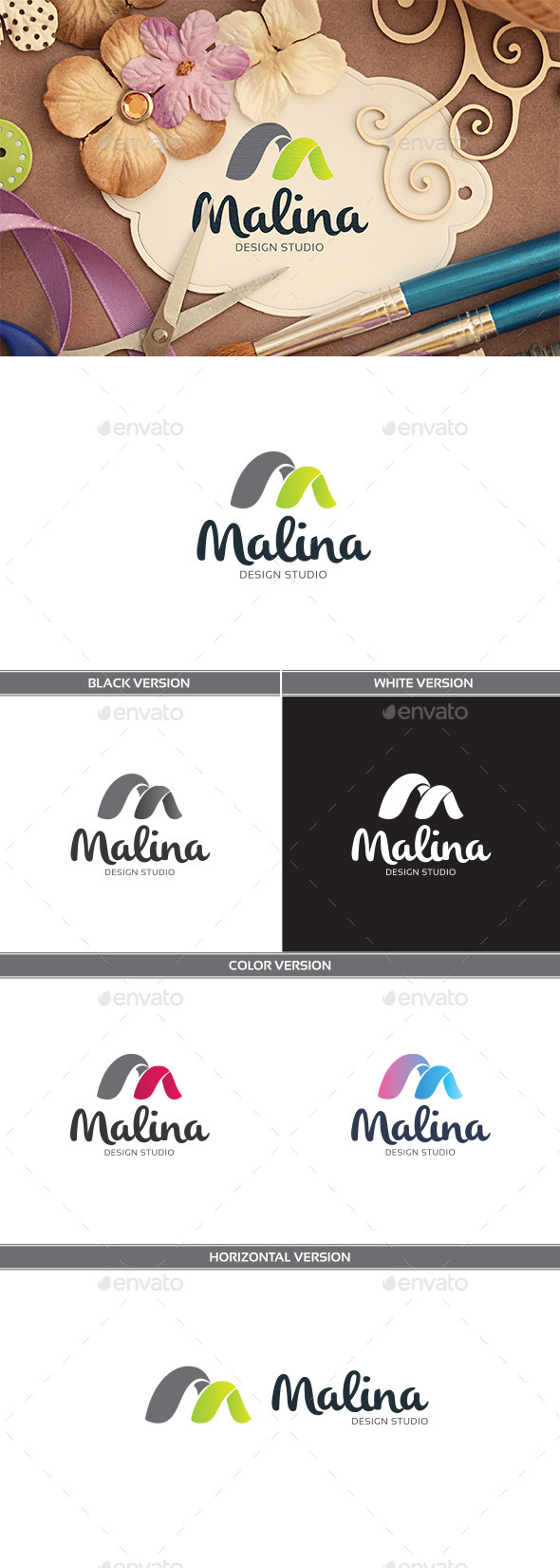 Malina - Letters Logo Templates