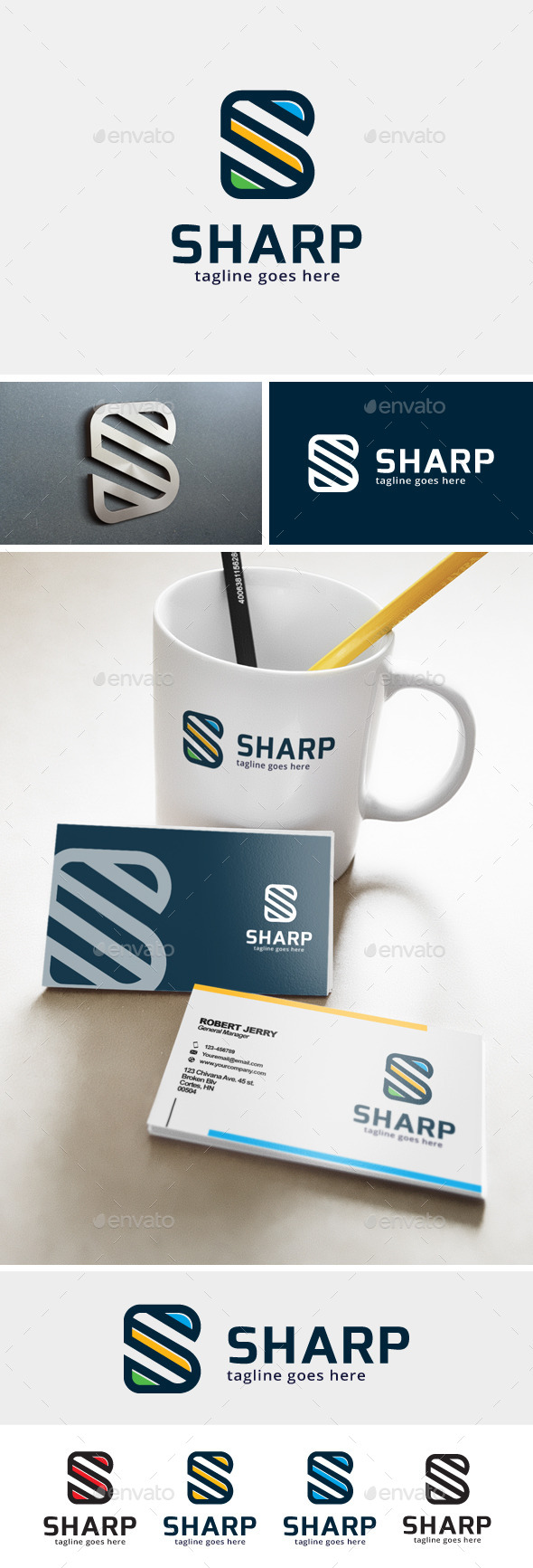 Sharp Letter S Logo Sharp Letter S Logo