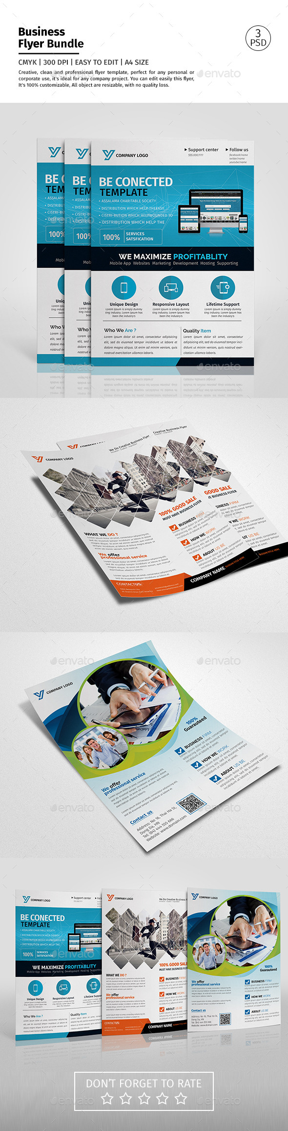 Corporate Flyer Bundle 01 - Corporate Flyers