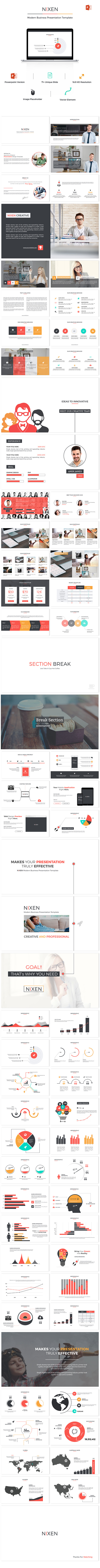 Nixen Powerpoint Presentation - Business PowerPoint Templates