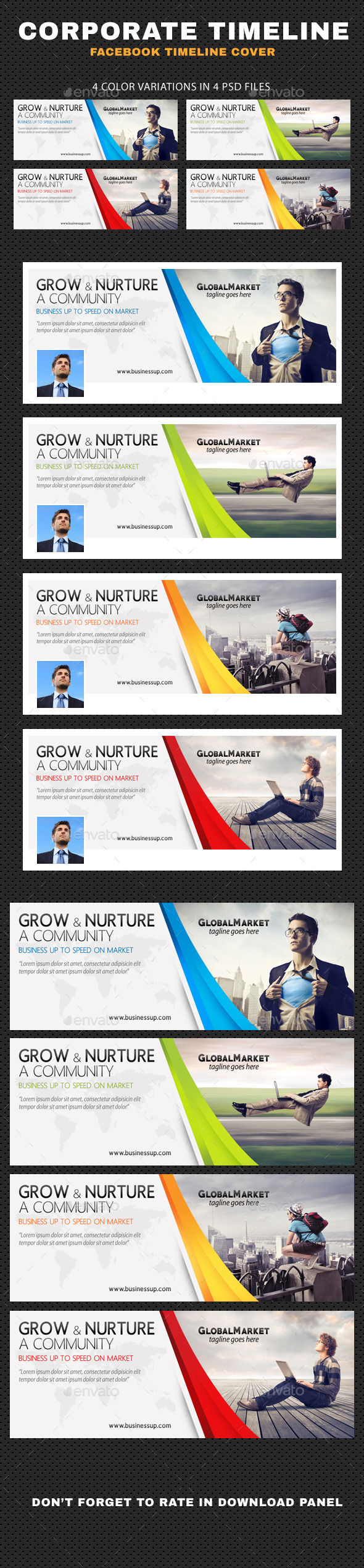 Corporate Facebook Timeline 12 - Facebook Timeline Covers Social Media