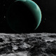 Planet View from an Asteroid in Deep Space - VideoHive Item for Sale