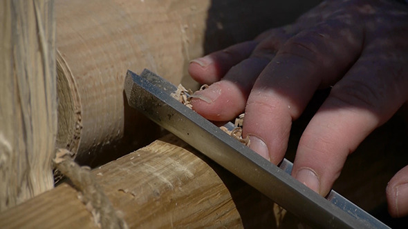 Wood Processing In Old Method