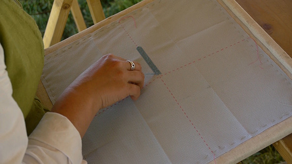 The Process of Decorating Towels The Process of Decorating Towels