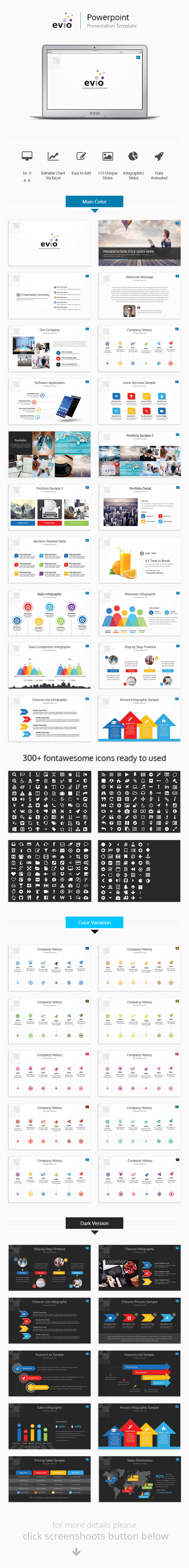Evio Powerpoint Template V2 - Business PowerPoint Templates