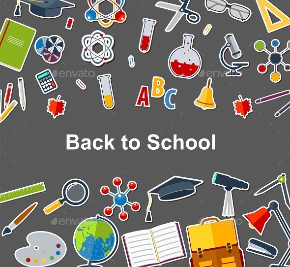 Background Back To School - Backgrounds Decorative