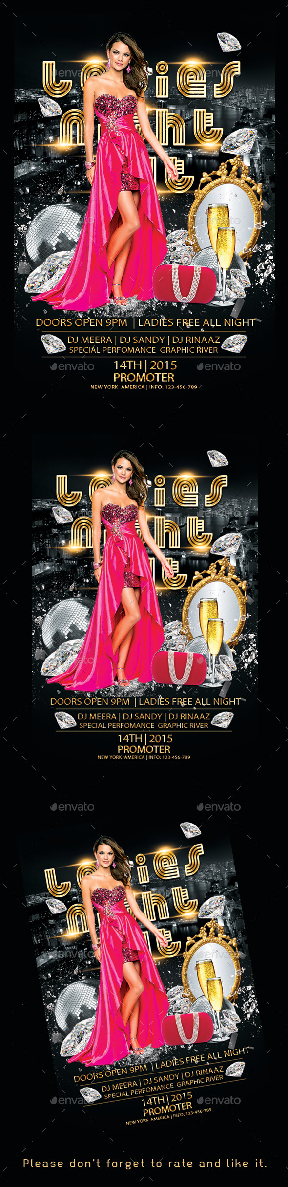 Ladies Nightout Party Flyer Ladies Nightout Party Flyer