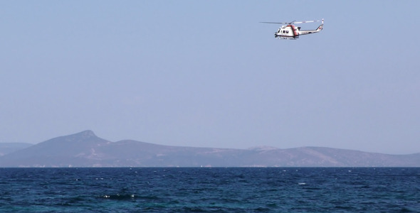 Helicopter and Sea Helicopter and Sea