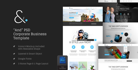 And Corporate PSD - Business Corporate