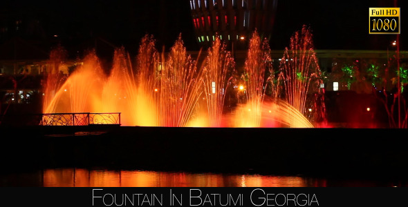 Fountain In Batumi Fountain In Batumi