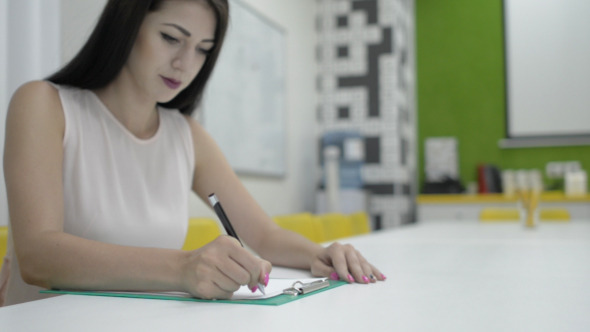 Writing Girl Writing Girl