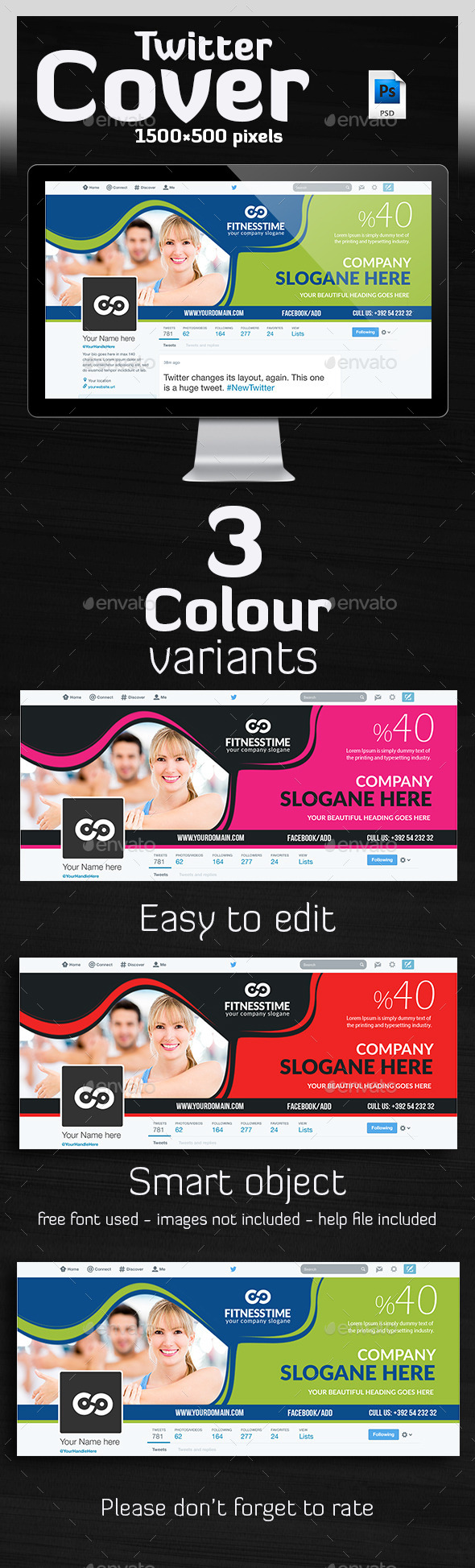Ultimate Twitter Header - Twitter Social Media