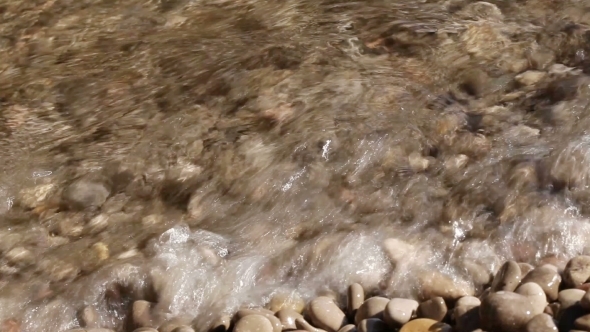 Surf Zone On Beach