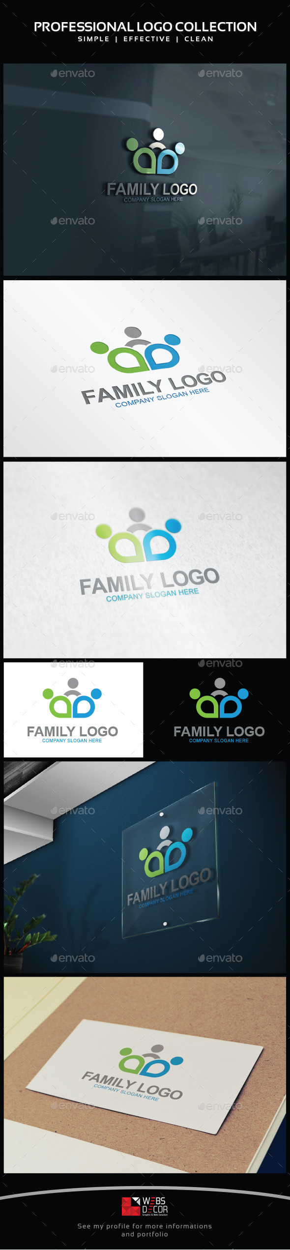 Family Social Logo Family Social Logo