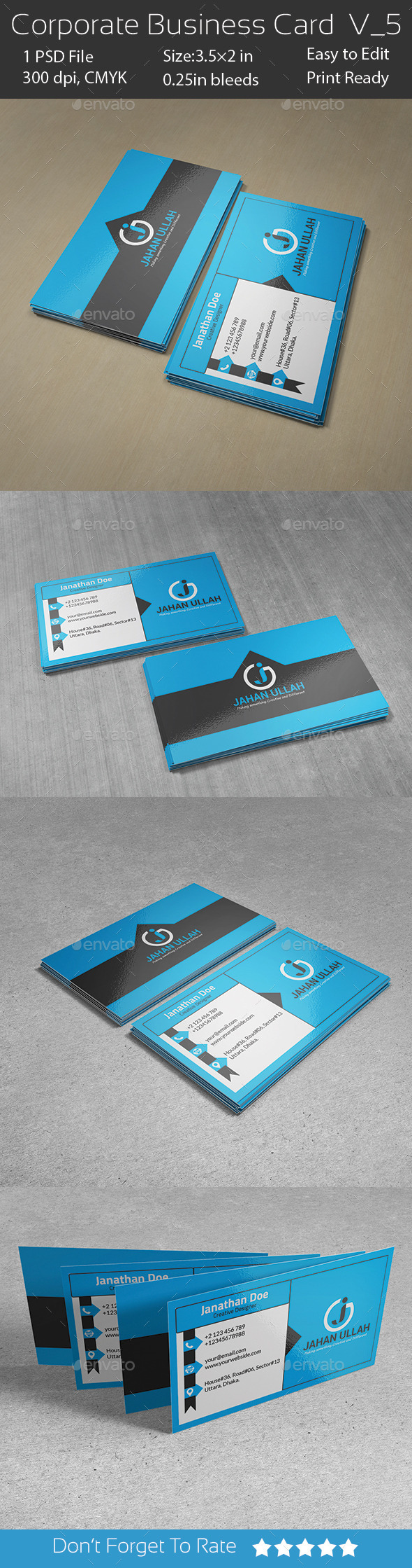Corporate Business Card V 5 Corporate Business Card V 5