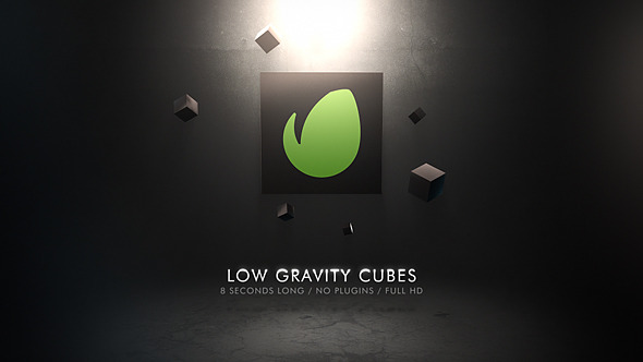 Low Gravity Abstract Logo Reveal