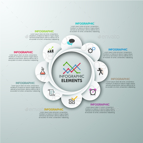 Modern Infographic Paper Template - Infographics