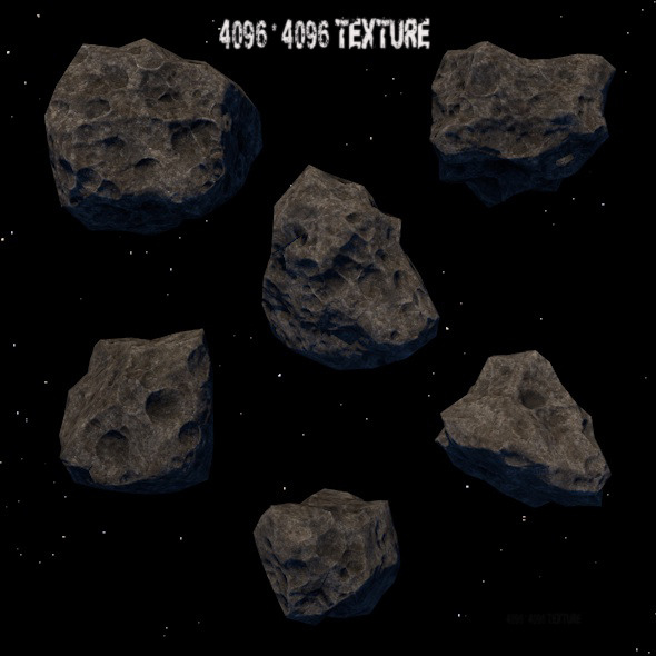 Astroid_set - 3Docean 12616667