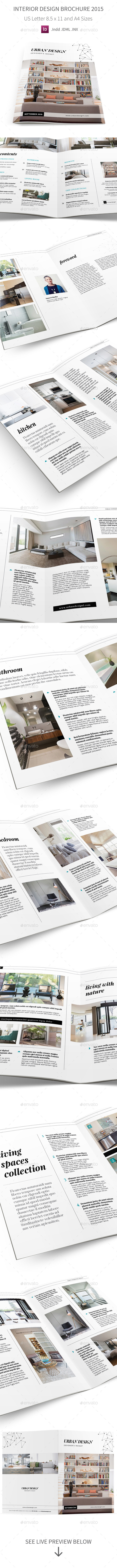 Interior Design Brochure 2015 Template - Informational Brochures